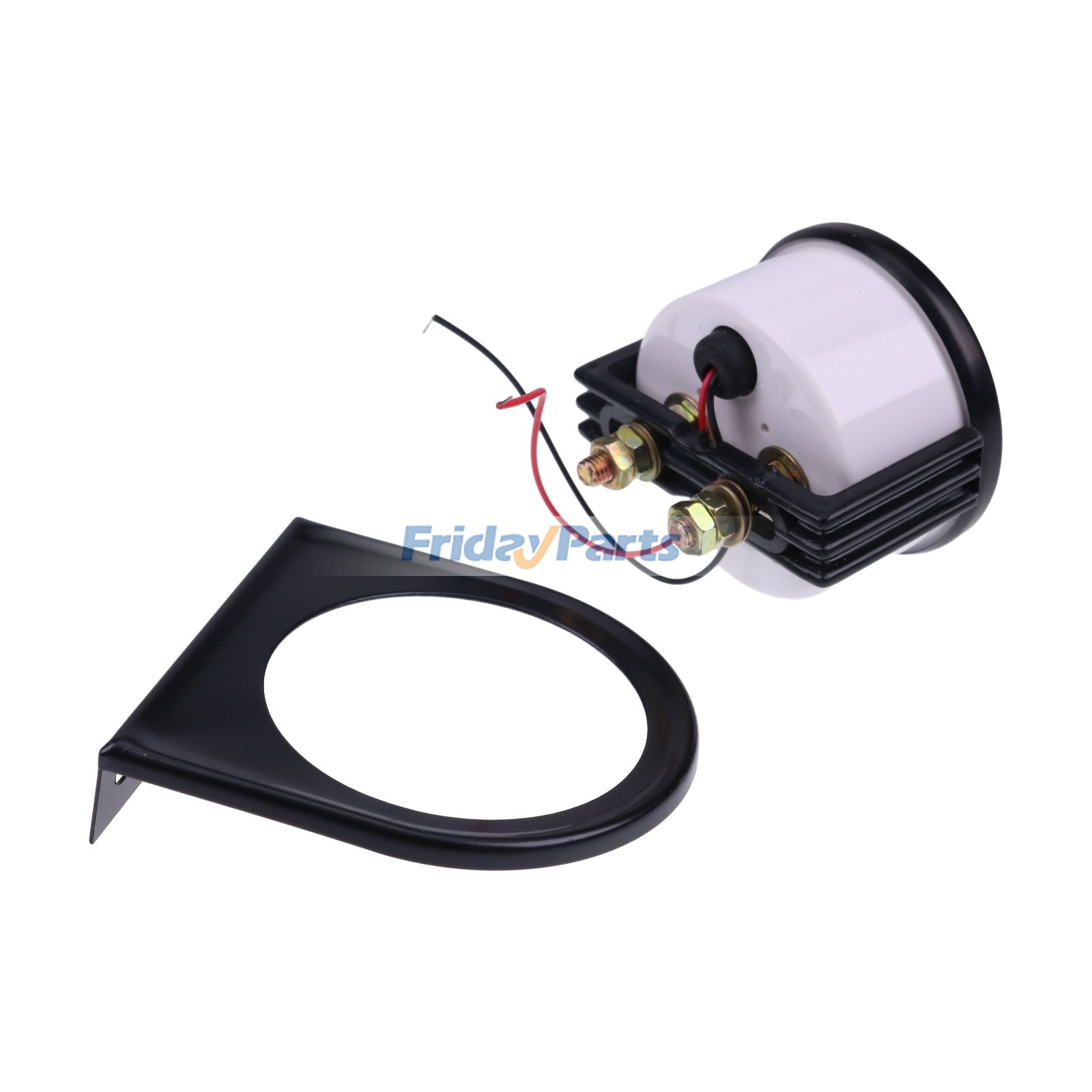 2 Zoll Amperemeter mit schwarzem Zifferblatt und schwarzer Lünettebei FridayParts kaufen