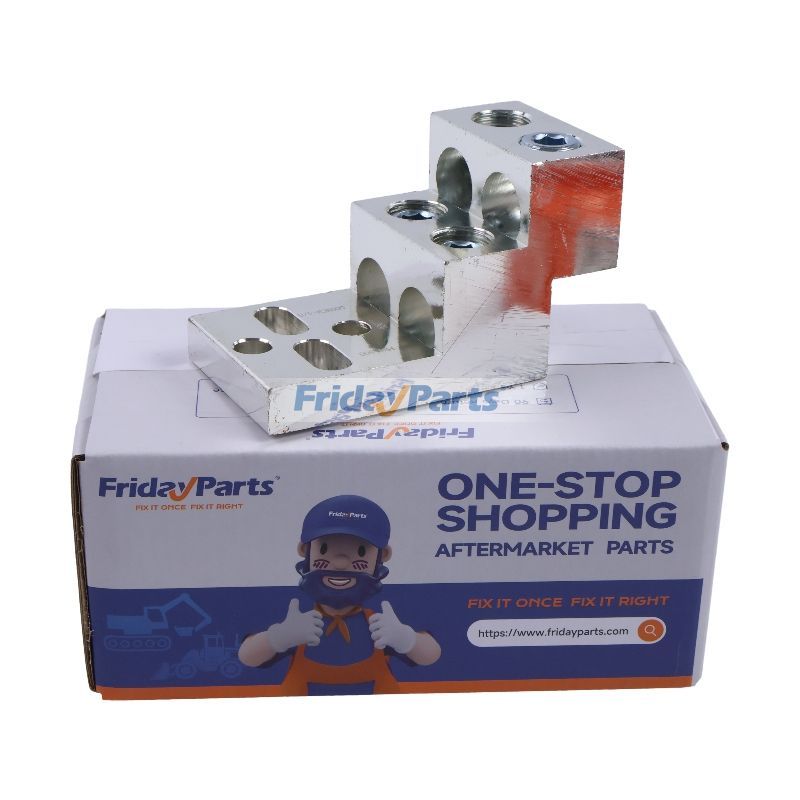 アフターマーケット Brumall 600T-4 アルミニウム メカニカル ラグ 600MCM-2 4 バレル 2 穴 電気錫メッキ