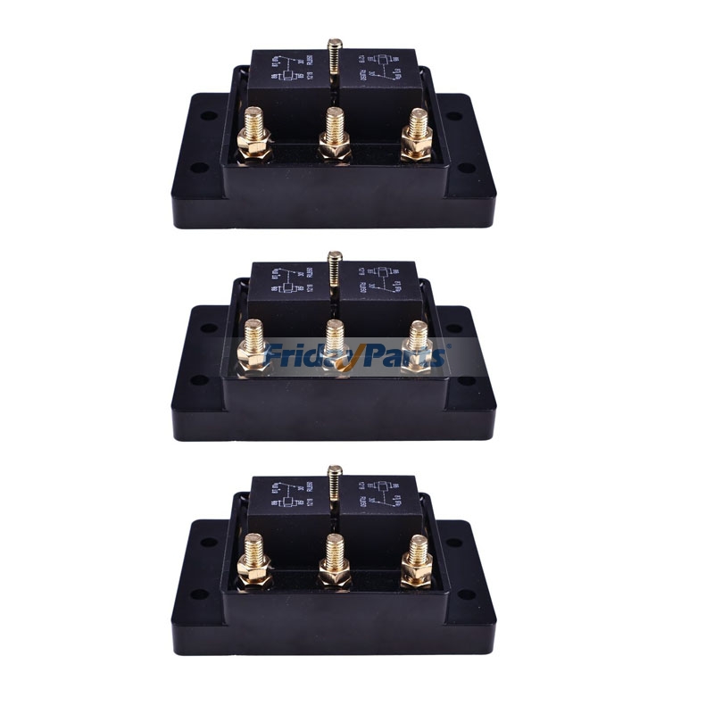 3 módulos de relé de 12 V de avance y retroceso para motor de lona, ​​cabrestante, quitanieves y elevador - Reemplaza a Buyers Products 5541100 Cole Hersee 24452 para Equipo para Nieve