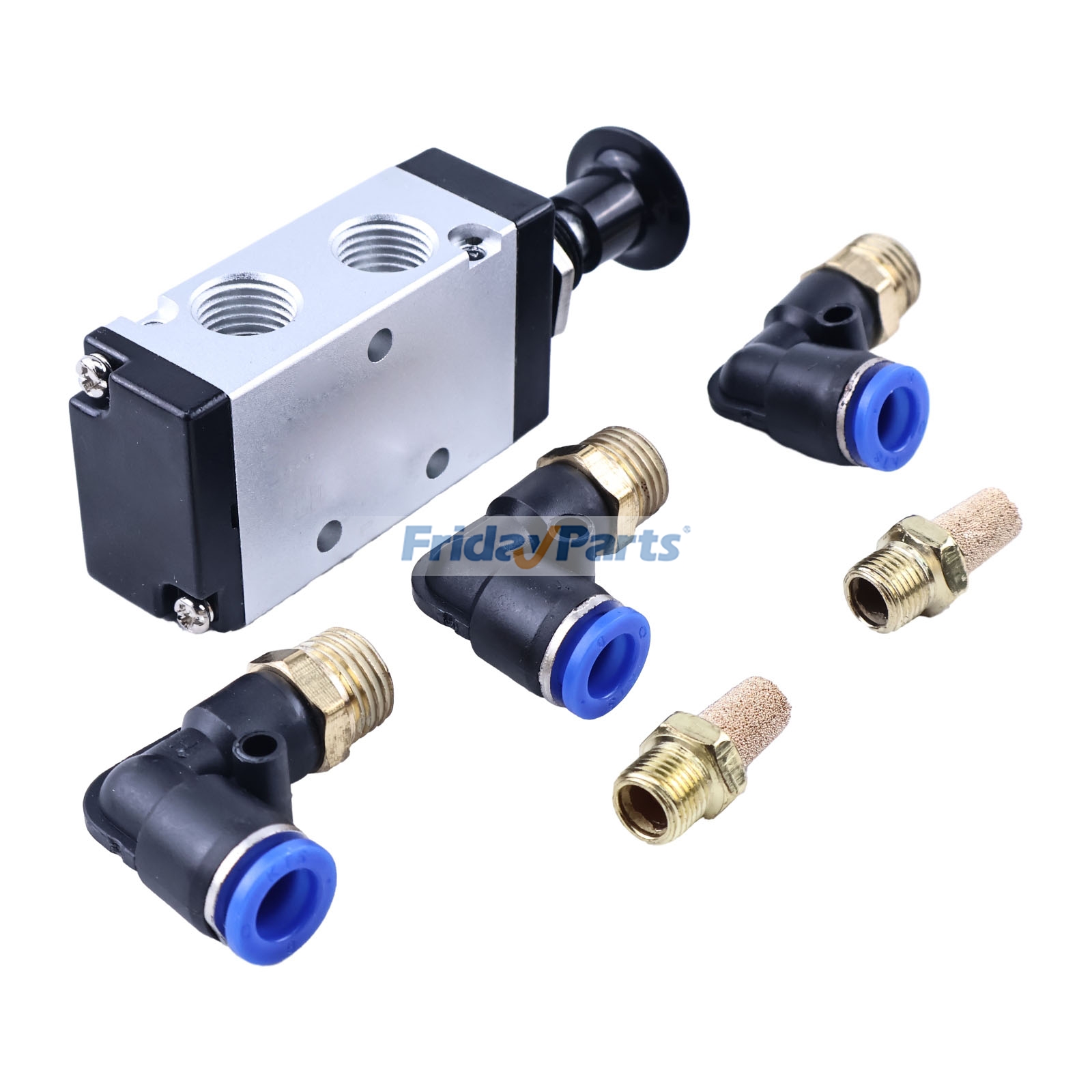 Vanne pneumatique à bascule de remplacement à 4 voies et 3 positions Buyers BAV020