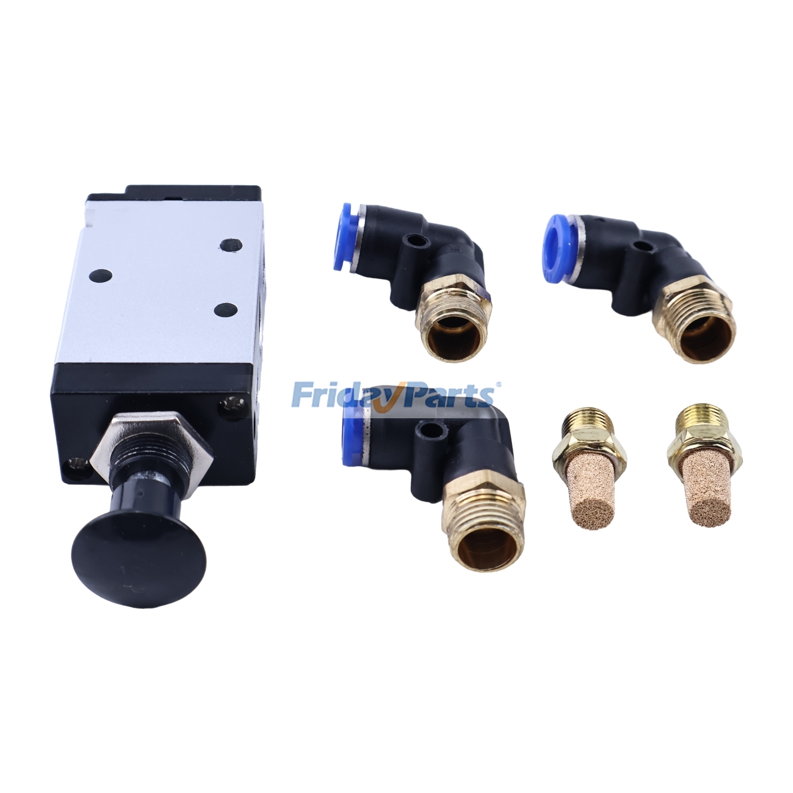 FridayParts 4-Way 3-Position Toggle Air Valve