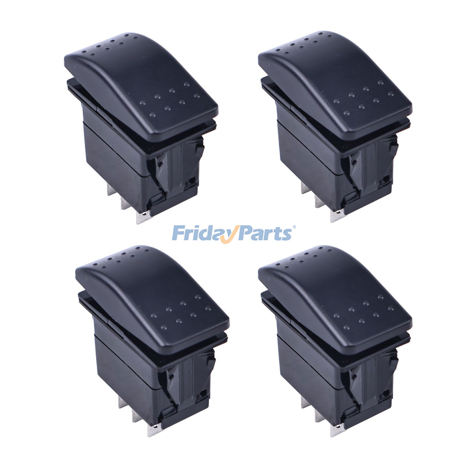 Interrupteur à bascule Carling VLD1S00B-AZC00-000, 4 pièces, 6 broches, 20 A, 12 V, pour véhicule et moto