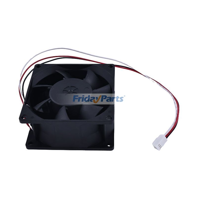 FridayParts 12 V, 80 mm, 3-adriger Sensor für blockierten Rotor, sehr schneller Lüfter