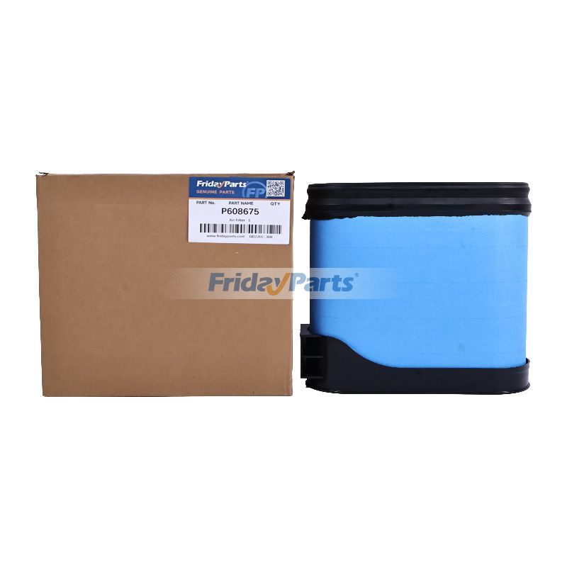 Filtre à air adaptable WIX 49675 P608675 pour moteur de pelle hydraulique, chargeuse, bulldozer, chargeuse compacte, tracteur, moissonneuse-batteuse