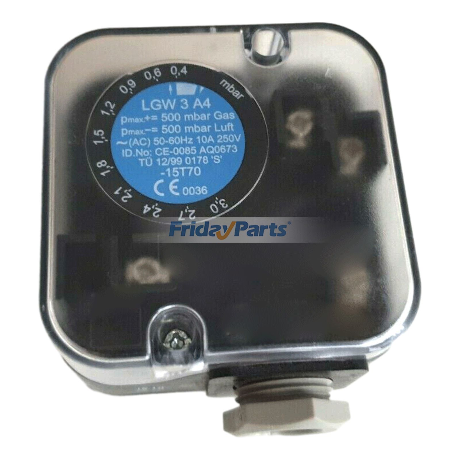 Interruptor de presión Dungs LGW3A4 del mercado de accesorios