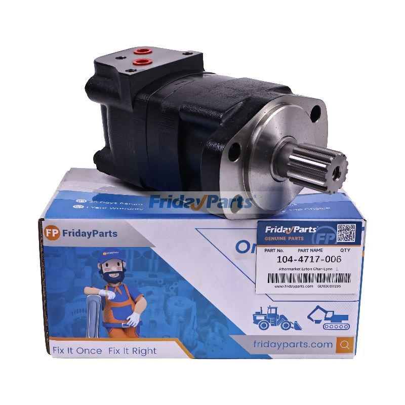 Aftermarket Eaton Char-Lynn 2000 Series 104-4717-006 Hydraulic Motor for Loader Tractor