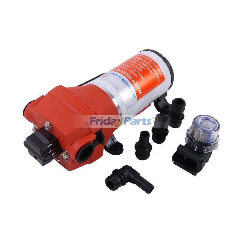 Bomba de diafragma de 4 cámaras y 12 V - Reemplaza Seaflo SFDP1-045-040-41 Flojet 04325143A