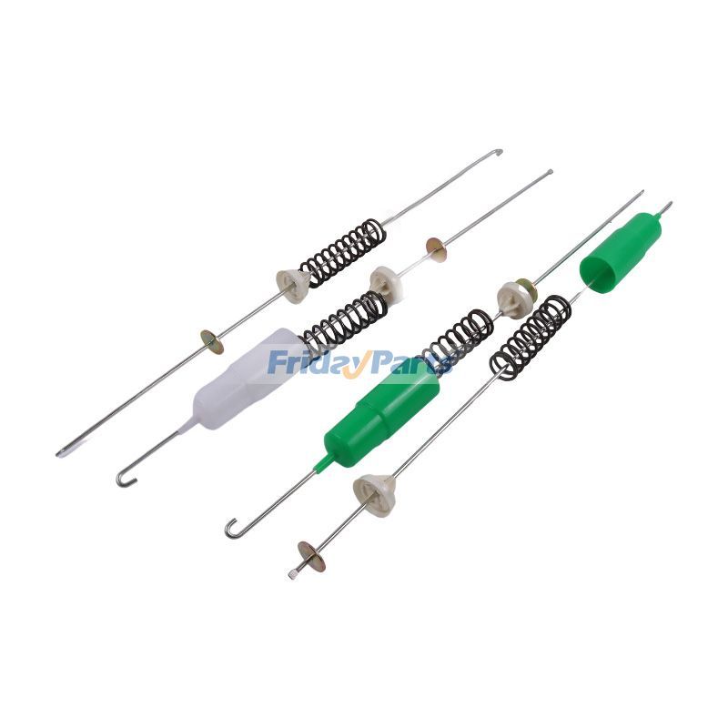 Kit de varilla de suspensión y resorte de arandela de 4 piezas de repuesto GE WH16X26910 WH16X26911 para GTW460AMJ2WW GTW490ACJ2WS GTW680BSJ4WS de FridayParts