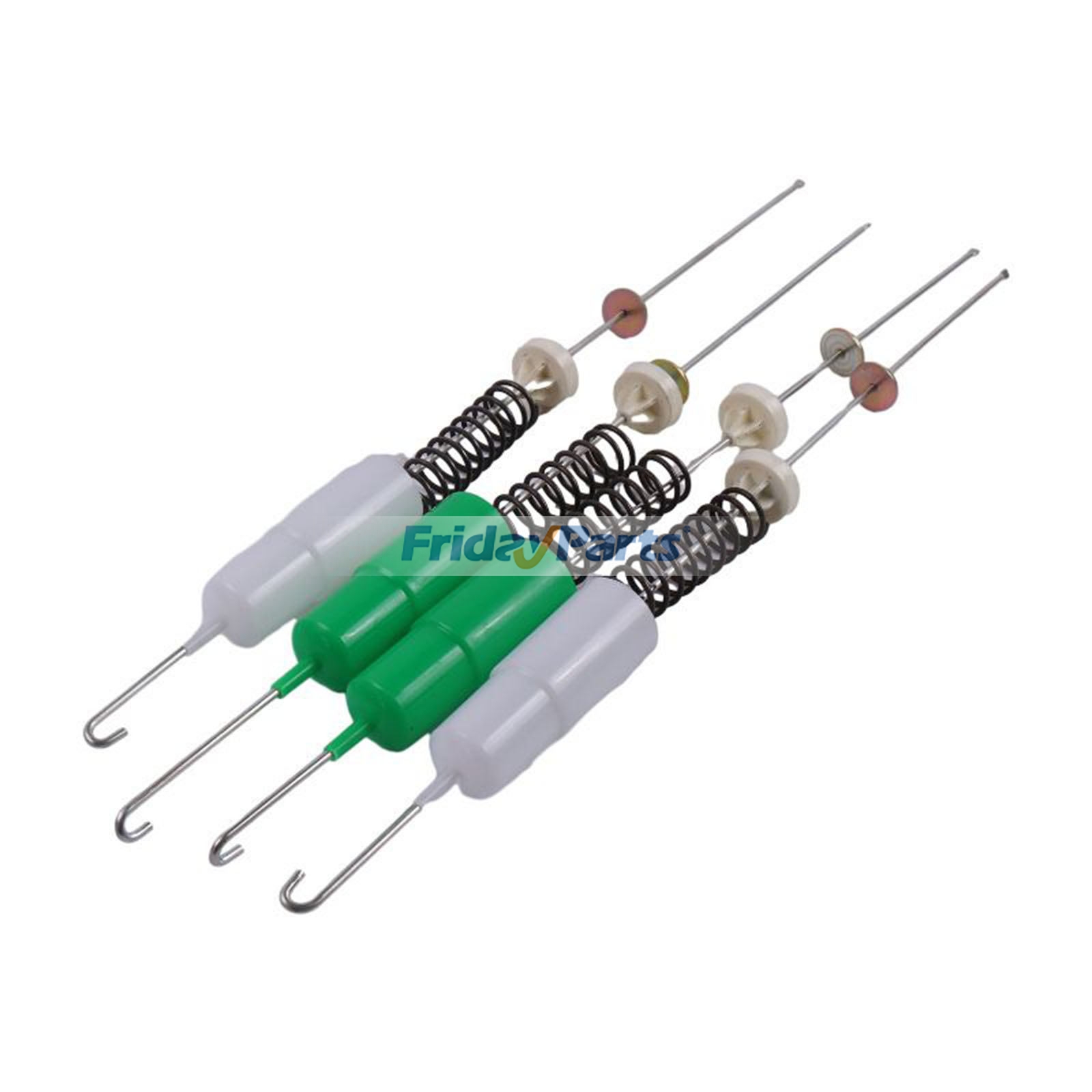 4 Pieces Washer Suspension Rod and Spring Kit for GTW460AMJ2WW GTW490ACJ2WS GTW680BSJ4WS -Replaces GE WH16X26910 WH16X26911