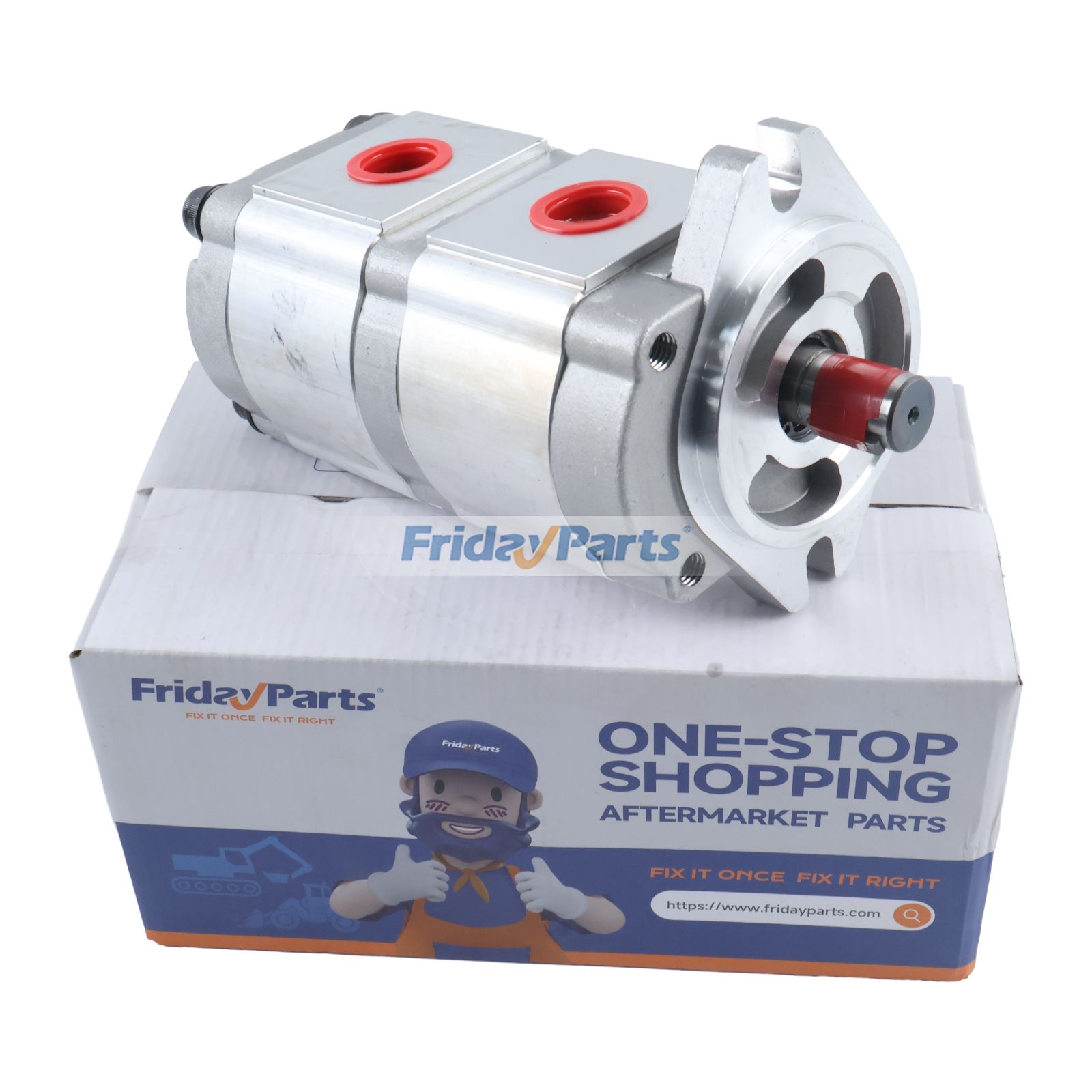 アフターマーケットHGP-33A-F8/8R油圧ダブルギアポンプ（掘削機・ローダー・フォークリフト用）