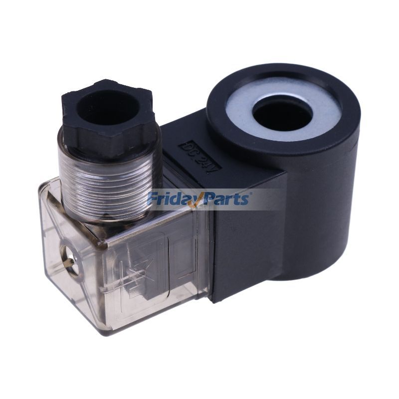 Aftermarket Hydraforce 6306024 24V Solenoid Valve Coil With Connector for Valve Stem 08 80 88 98 Series