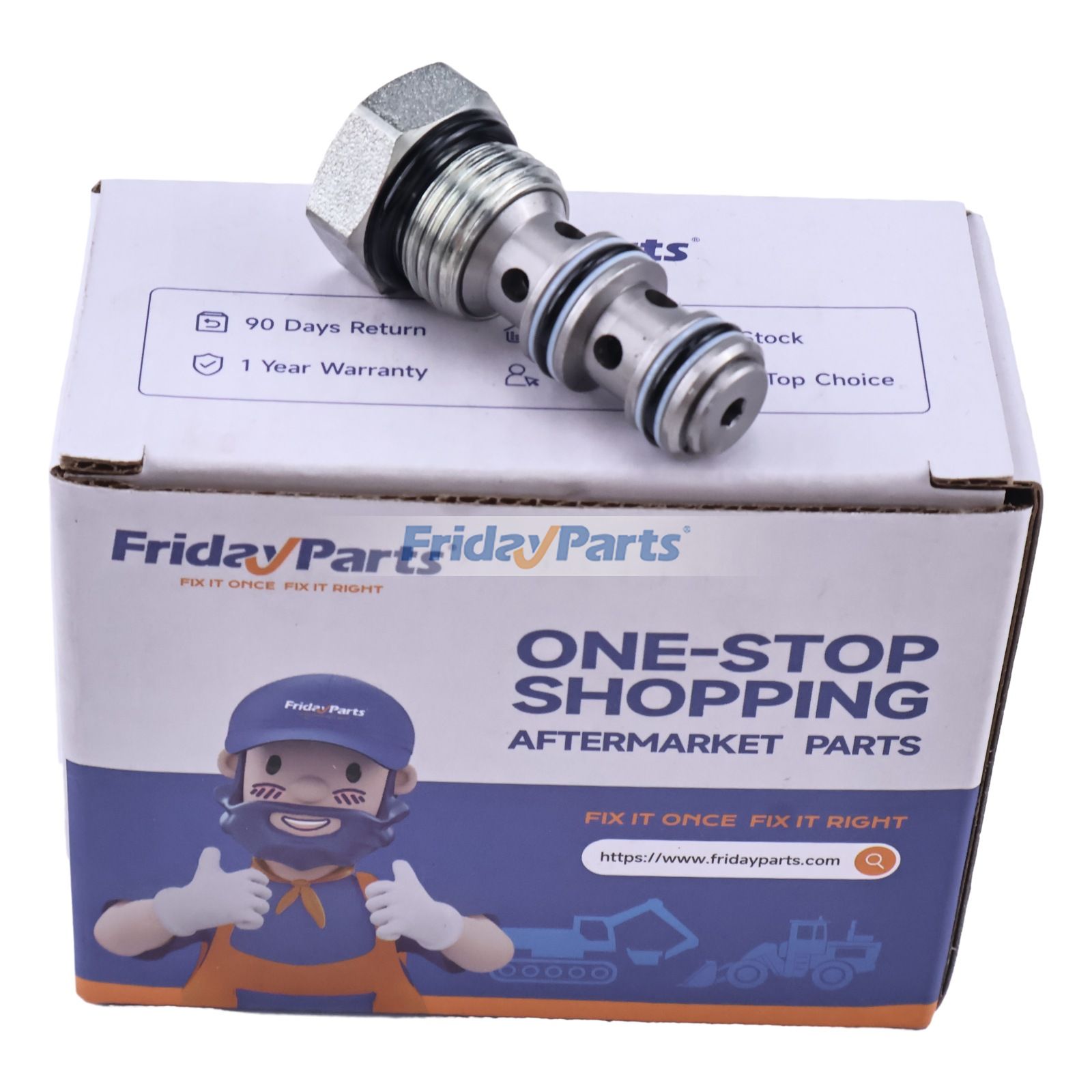 Aftermarket Hydraforce LS08-30-0-N Cartridge Shuttle Valve for Excavator Loader Dozer Crane