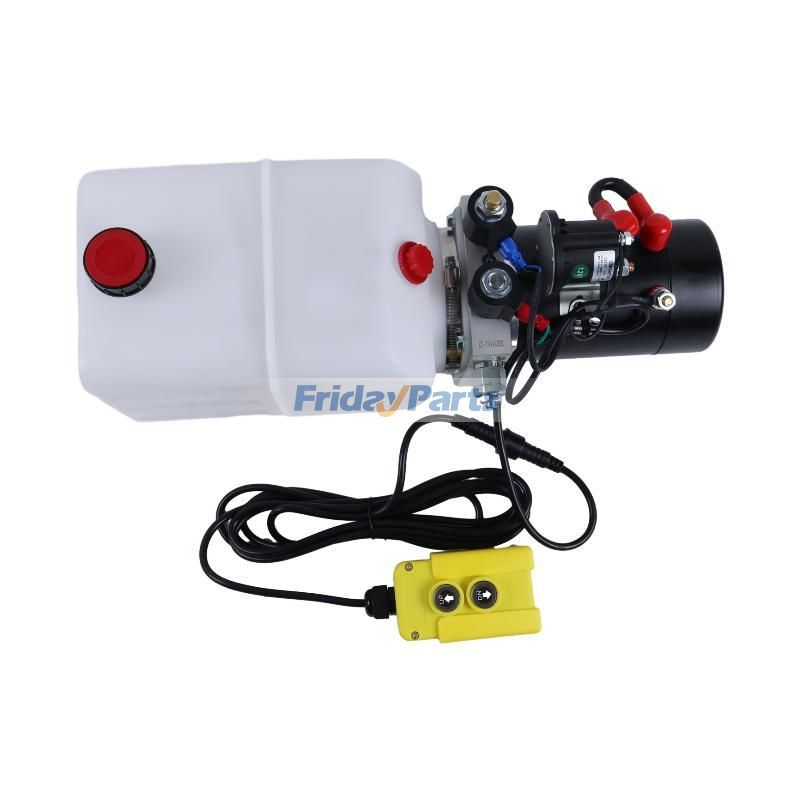 その他の建設機械 ダンプトレーラー用 6クォート 複動式 12V 油圧ポンプ