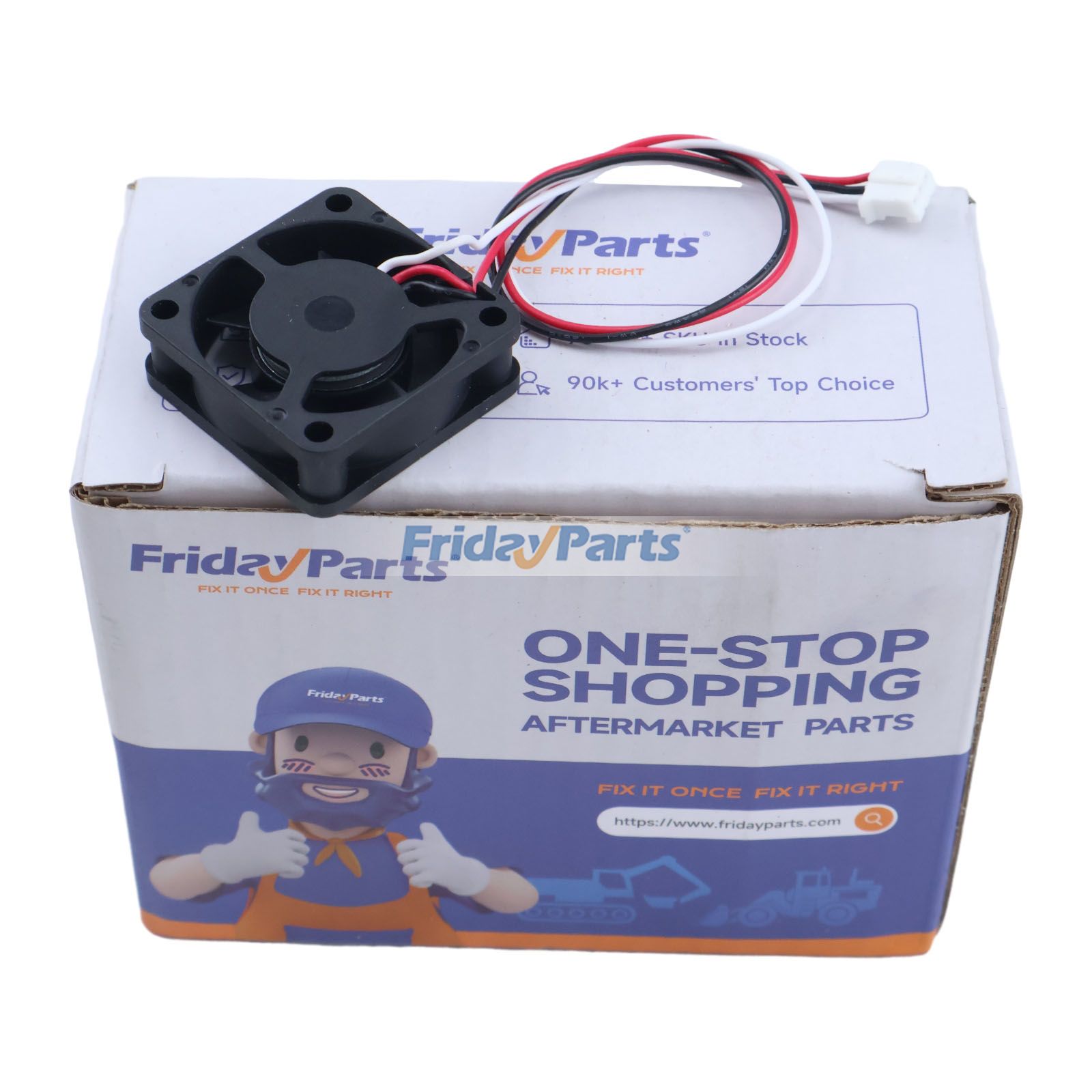 Ventilateur axial de refroidissement 12 V CC NMB 1204KL-04W-B59 de rechange