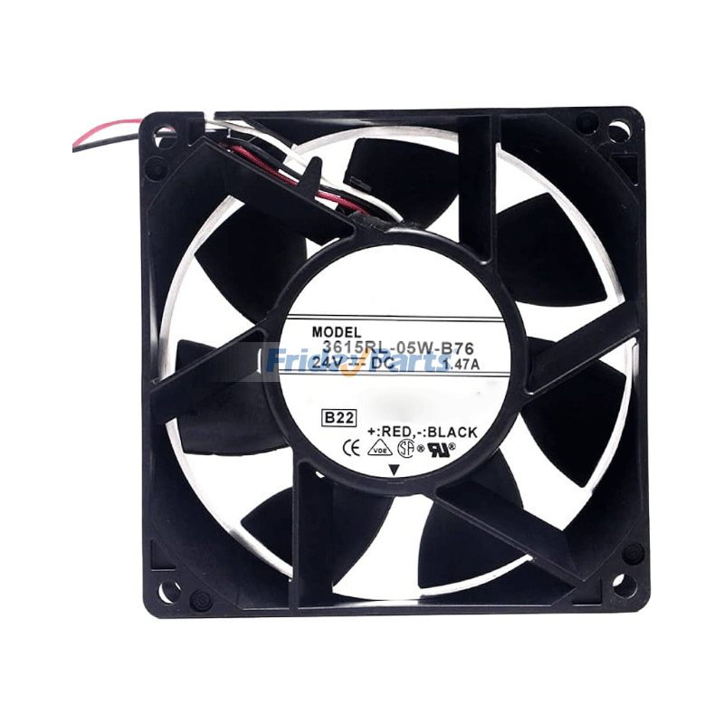 thumbnail image 2 of NMB 90mm Cooling Fan 3615RL-05W-B76 – 24V 1.47A – For ABB ACS580/880 Inverters – 4-Pin 2 of 4