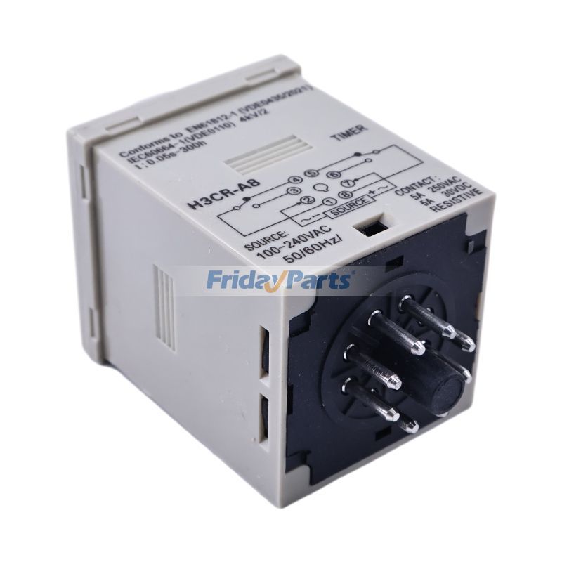 Relais temporisé 8 broches OMRON H3CR-A8 100-240 VCA 50/60 Hz de rechangepourPour AUTRE MARQUE