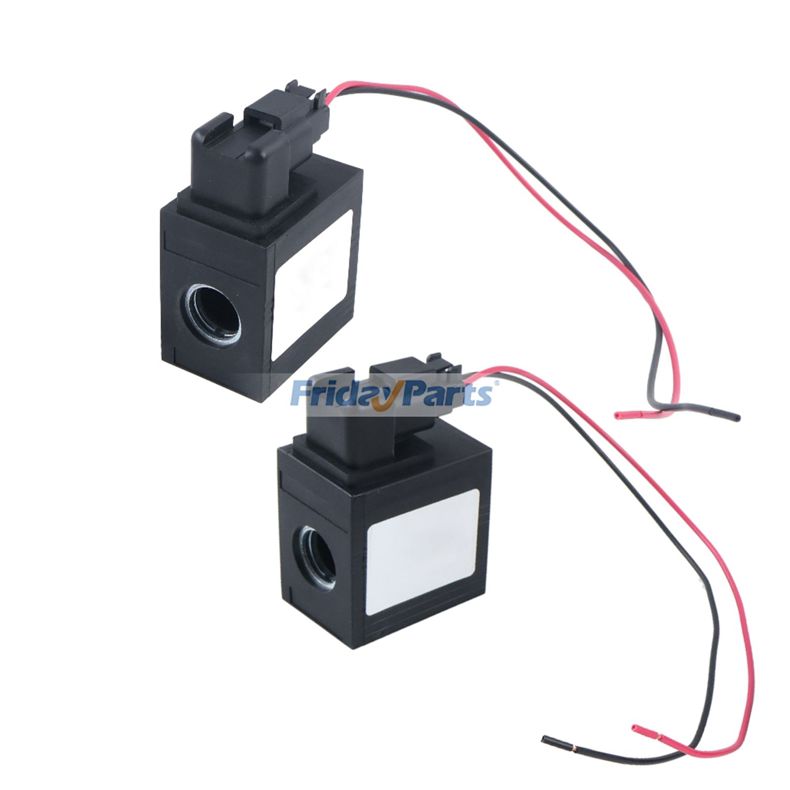 Aftermarket Parker CAP024L 2 Pieces 24V Double lead Solenoid Valve Coil for Off-Road Truck Vehicle