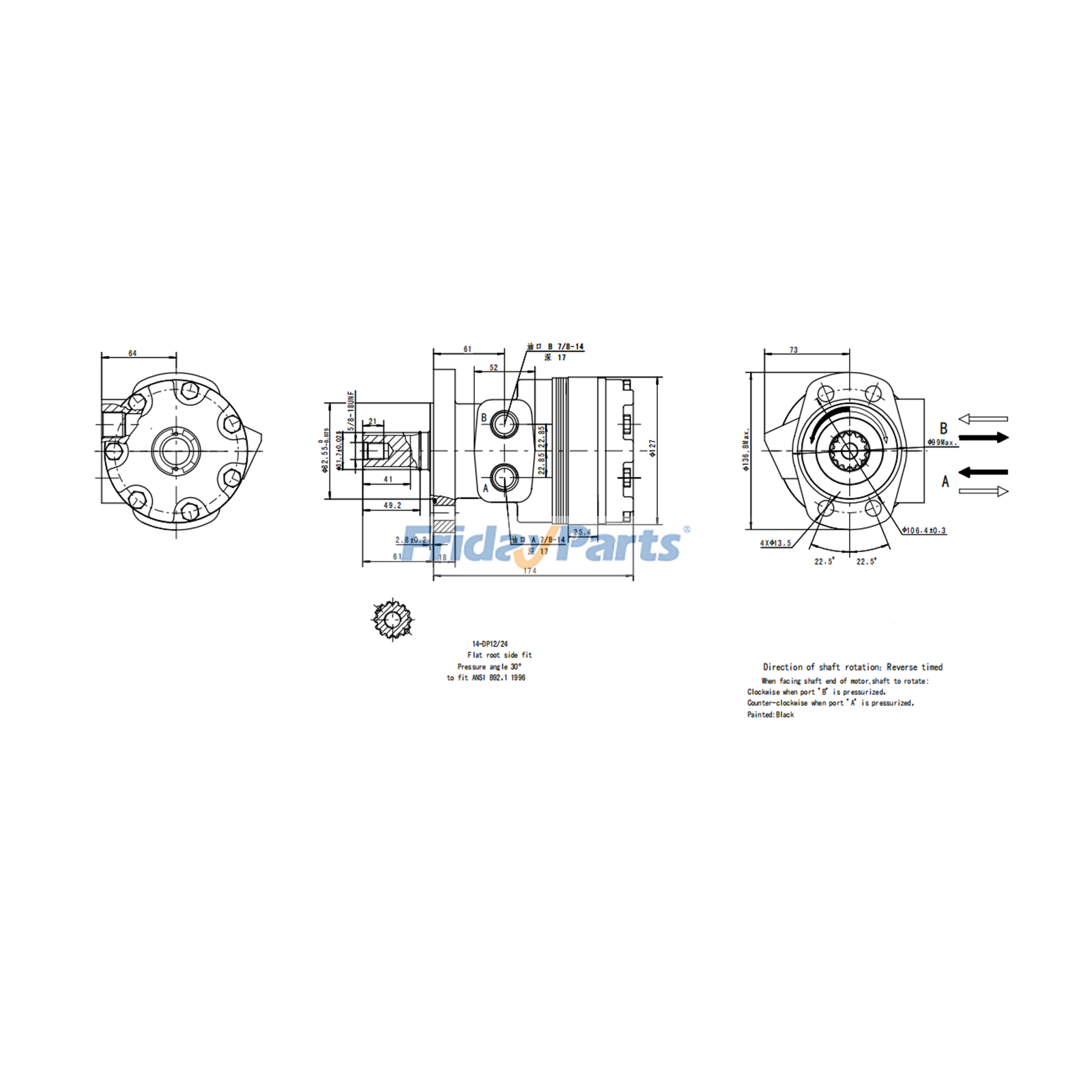 Hydraulic Motor for Industrial Equipment