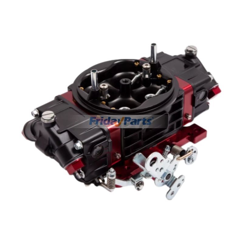 Aftermarket Quick Fuel BR-67332 850CFM Red Black Double Pumper Carburetor for Motorcycle