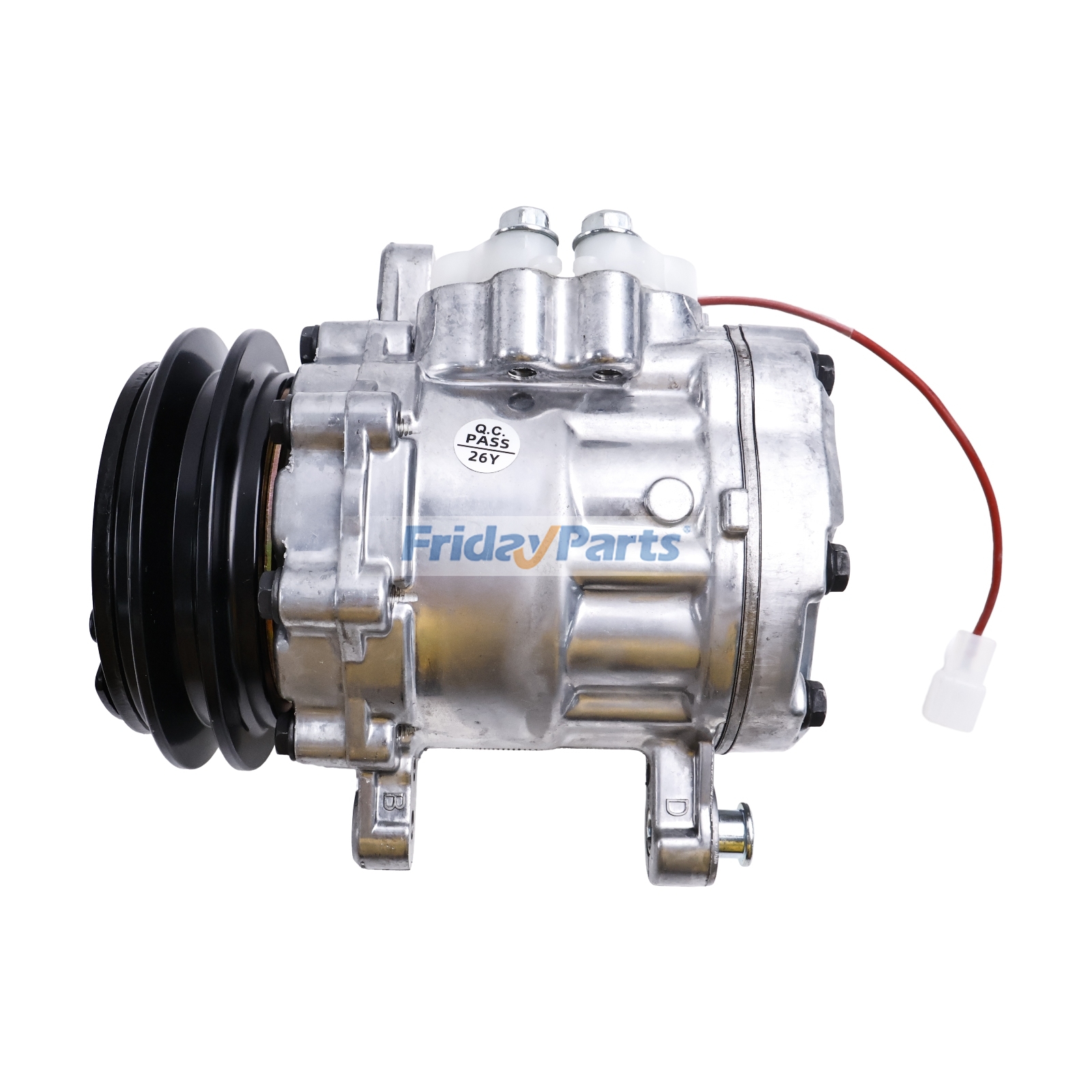 Compresor de aire acondicionado de 1 ranura, 12 V, 115 mm, 7B08, repuesto para Sanden 8317 Para OTRA MARCA