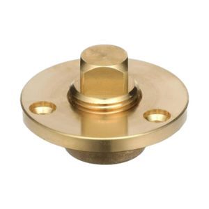 アフターマーケット Seachoice 50-18751 鋳造ブロンズ ガーボード 排水プラグ ボートトランサム 魚用ウェル アイスチェスト用