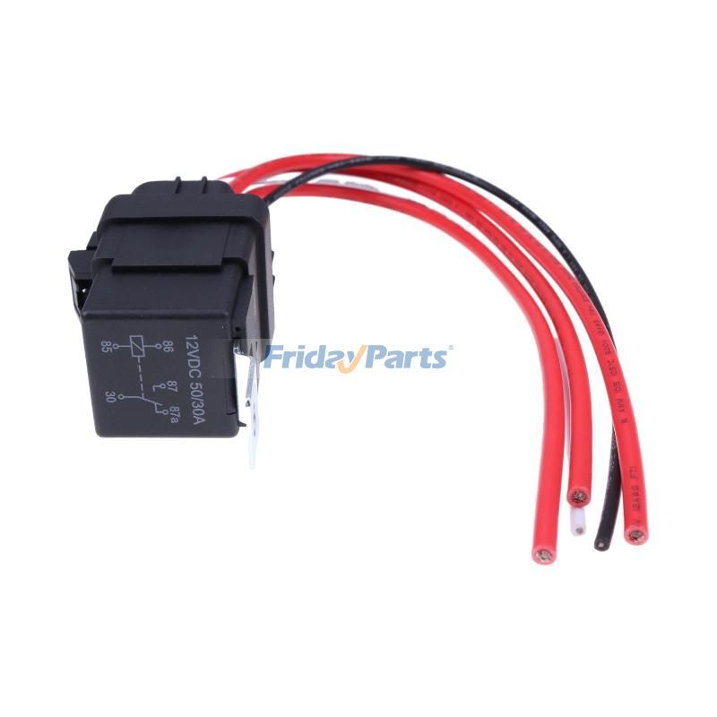 Kit de relais et de prise automobile Song Chuan 5 broches 12 V 50/30 A