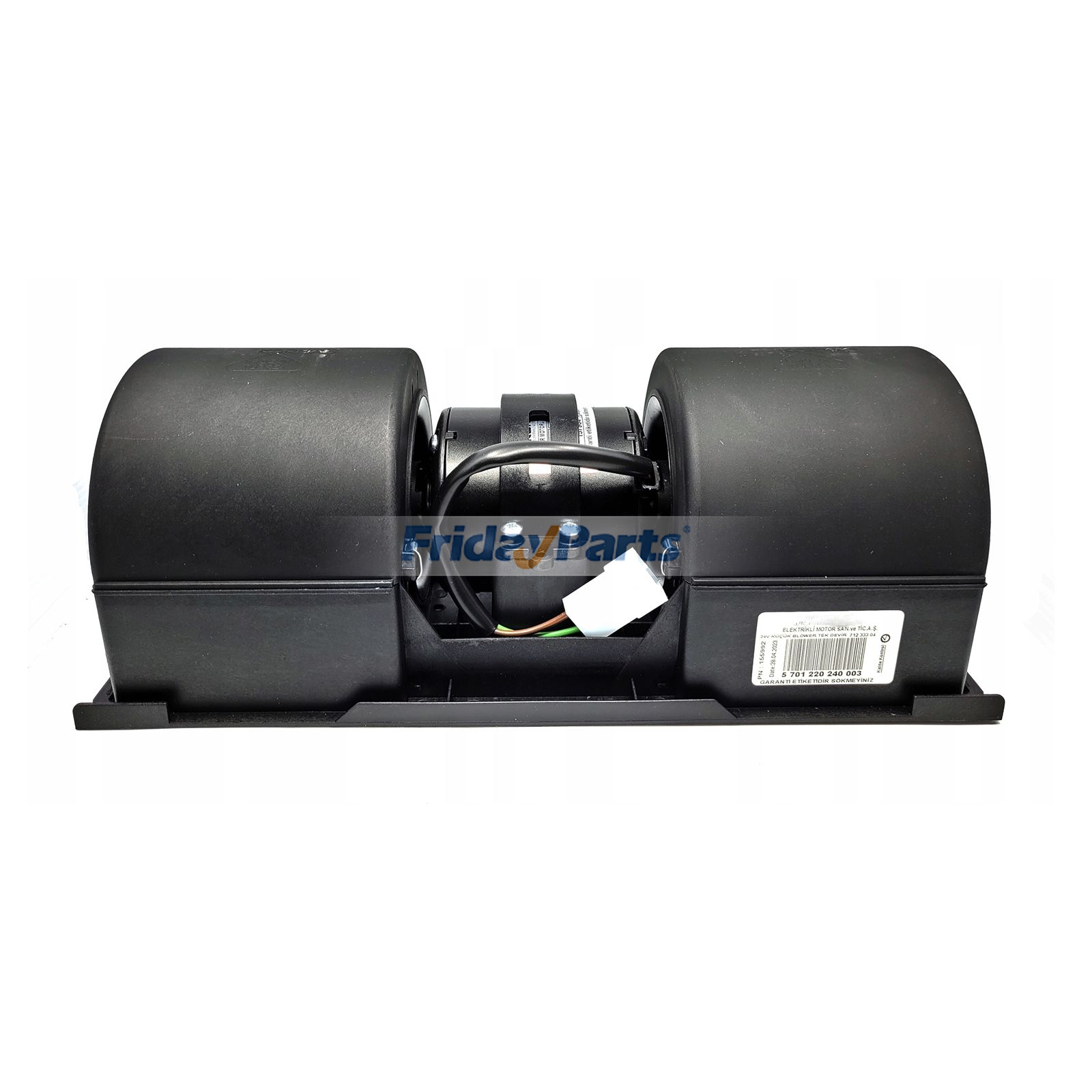 Motor de ventilador com 3 velocidades e resistor integrado, substituto para Spal 009-B45-22