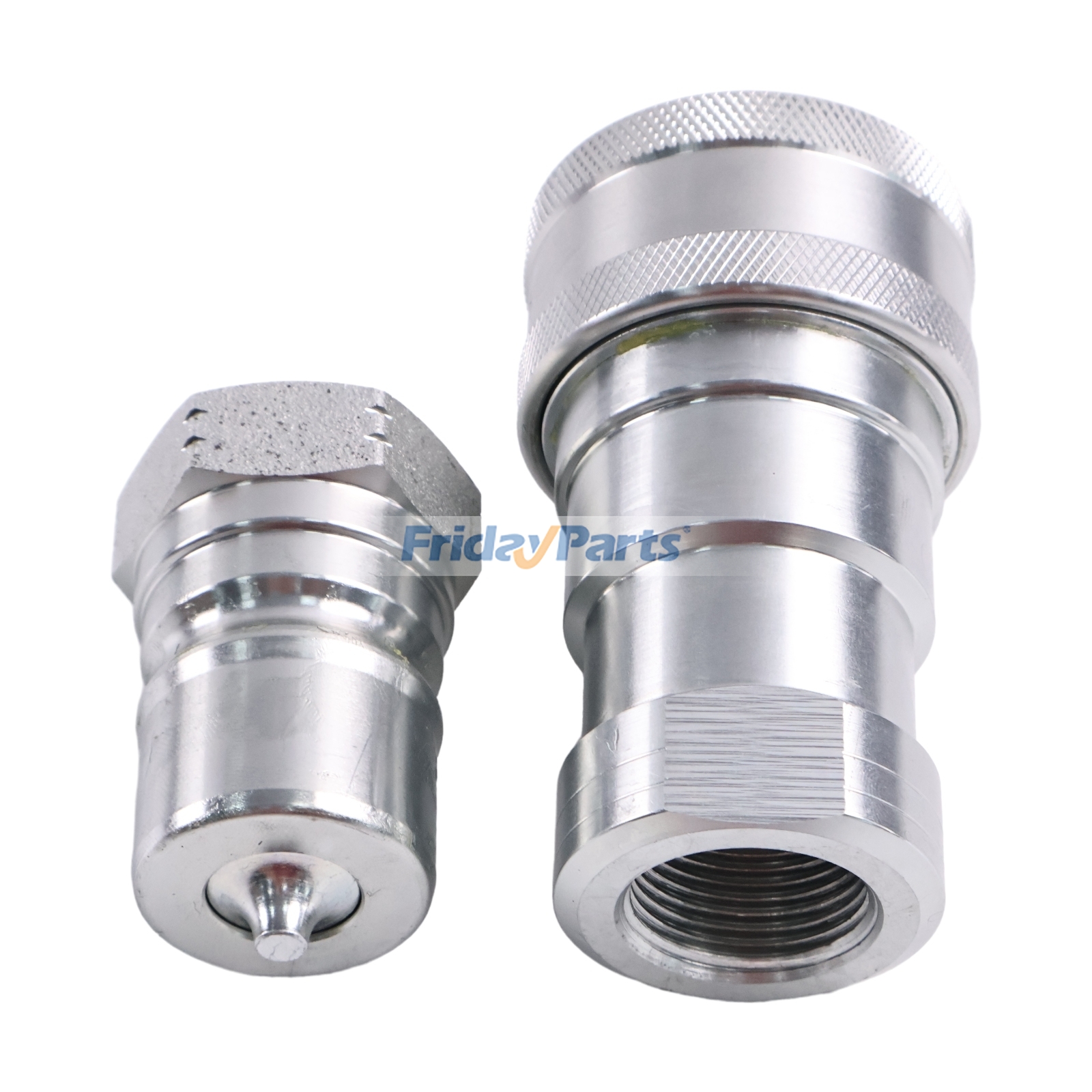 Quick Disconnect Hydraulic Coupling compatible with Excavator,Loader,Truck