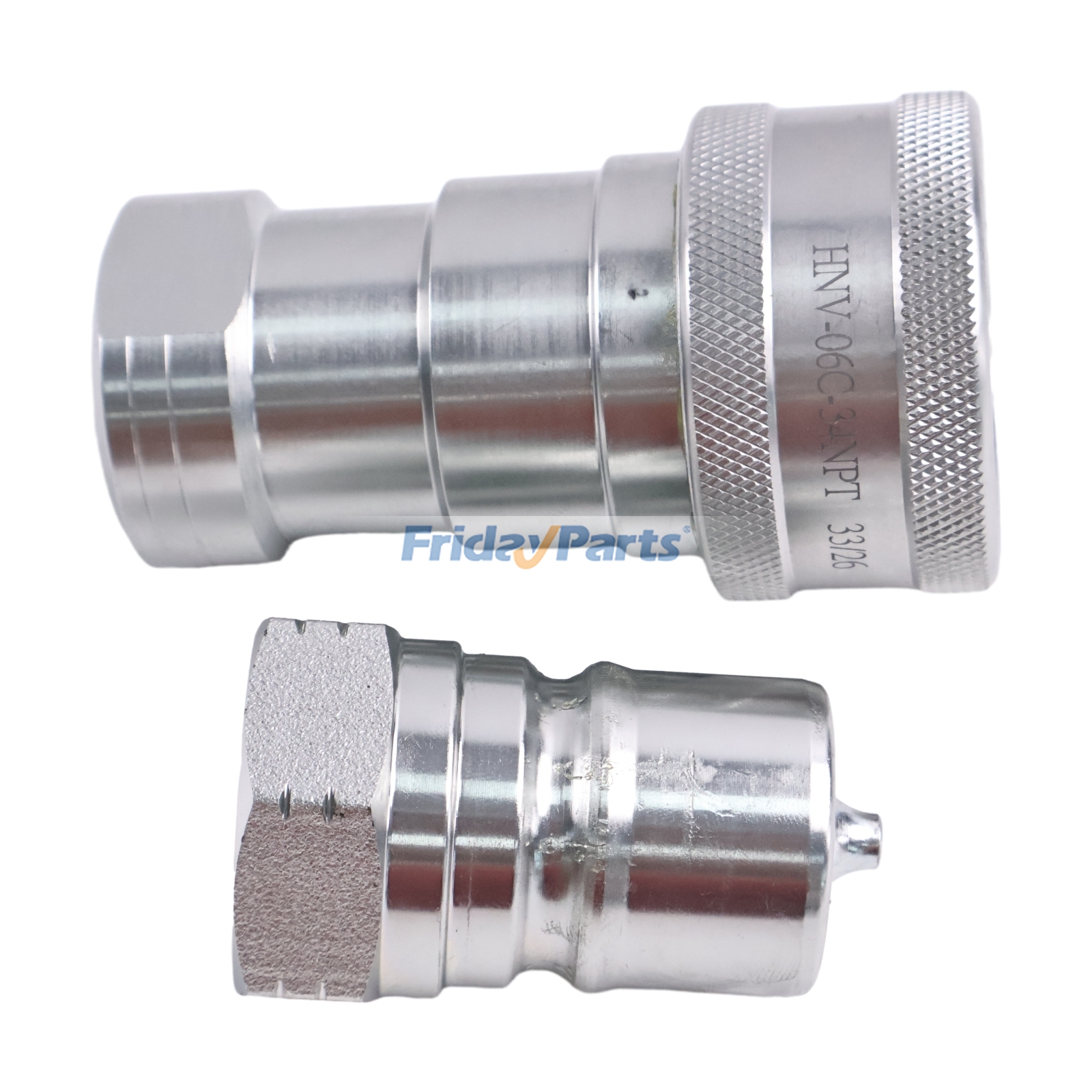 FridayParts Quick Disconnect Hydraulic Coupling