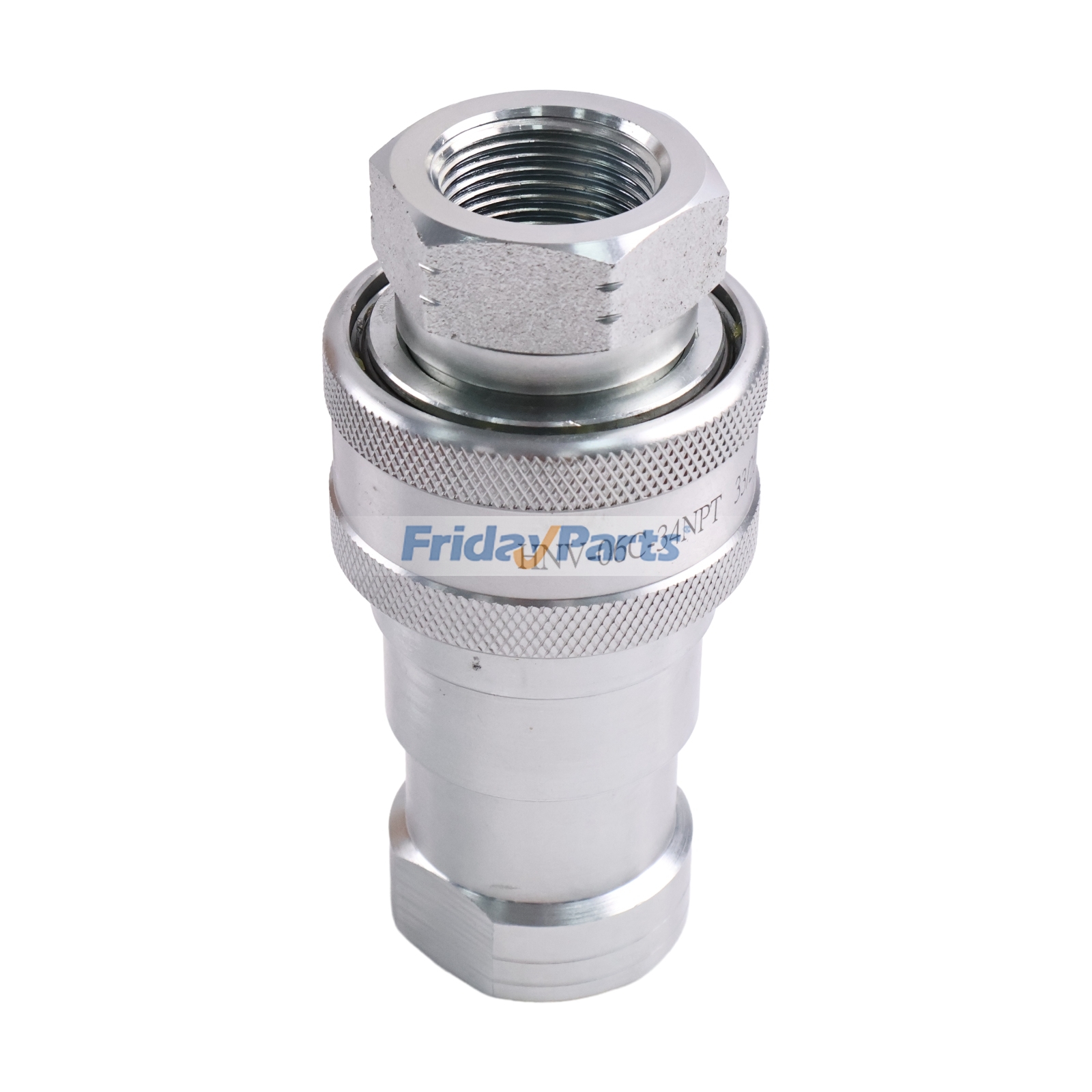 3/4" NPT ISO 7241-B Quick Disconnect Hydraulic Coupling Set for Excavator Loader Truck for less