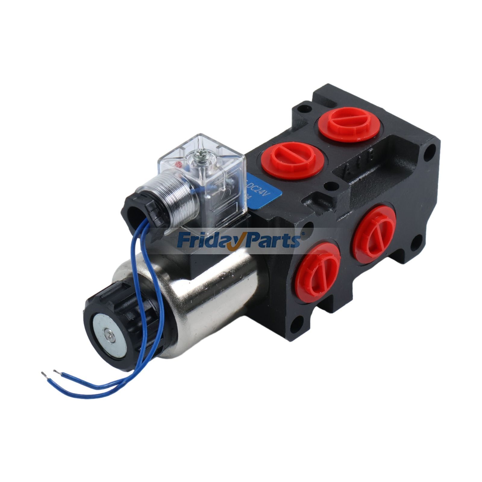 Électrovanne de dérivation hydraulique à 6 ports, 13 GPM, 24 V CC, Summit Hydraulics