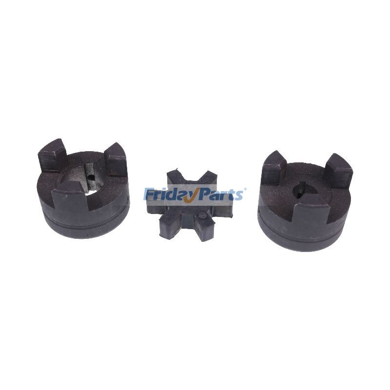 3 Pieces L-Jaw Coupling Set Buna-N NBR Rubber Spider for Tractor