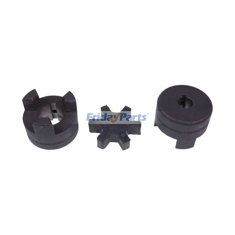 Tractor 3 Pieces L-Jaw Coupling Set Buna-N NBR Rubber Spider