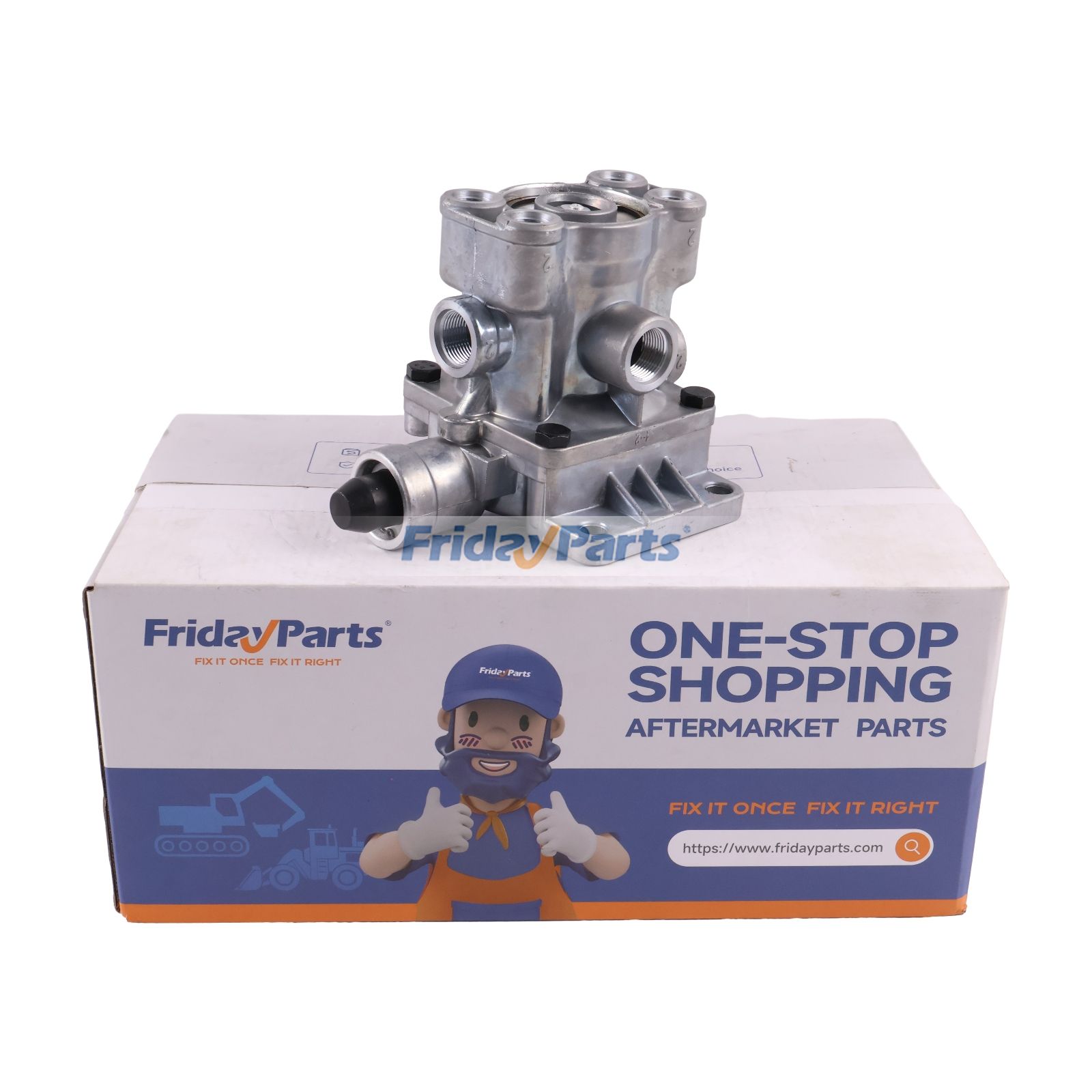 Relais de soupape d'urgence WABCO 9710021520 de rechange pour système de freinage pneumatique de camion