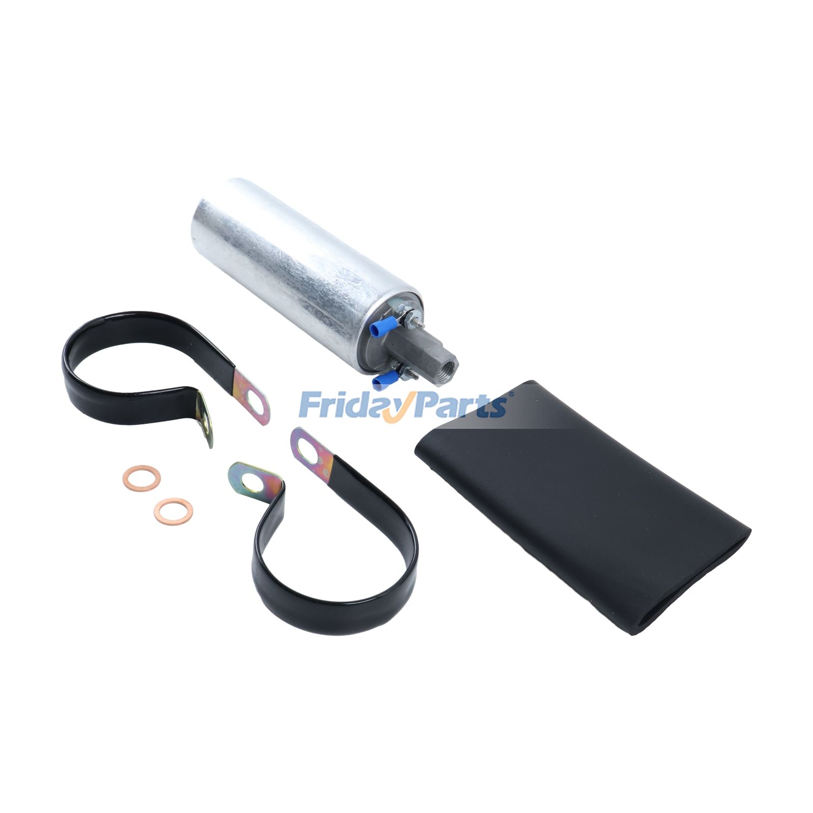 Aftermarket Walbro GSL395 130LPH 340 HP Inline High Pressure Fuel Pump with Install Kit for Engine ATV UTV