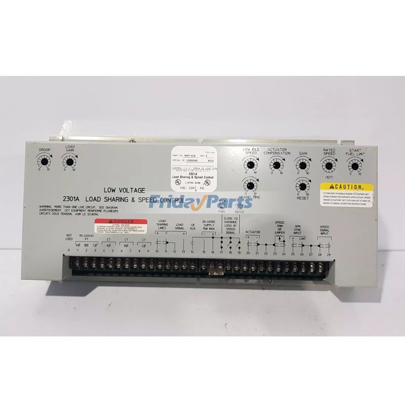 Aftermarket Woodward 9907-018 2301A Low Voltage Load Sharing and Speed Control for Generator