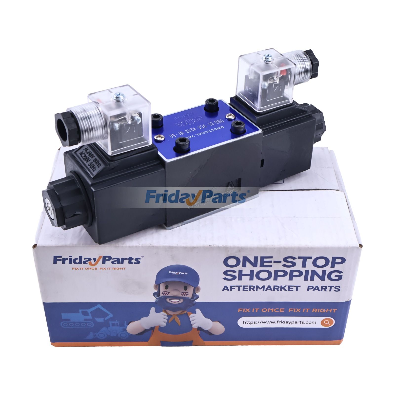 Électrovanne directionnelle Yuken DSG-01-3C4-A240-N1-50 de rechange pour excavatrice, bulldozer, chariot élévateur, chargeur