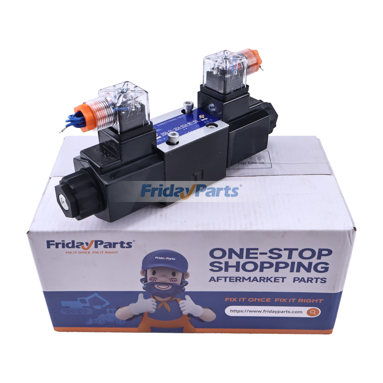 Vanne de commande directionnelle à solénoïde Yuken DSG-01-3C4-D24-N1-50 de rechange pour excavatrice, bulldozer, chariot élévateur, chargeur