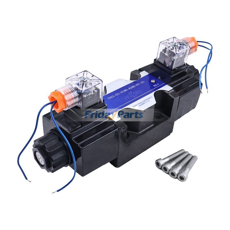 Vanne directionnelle électromagnétique Yuken DSG-03-3C60-A240-N1-50 de rechange pour excavatrice, bulldozer, chariot élévateur, chargeurpourPour Yuken