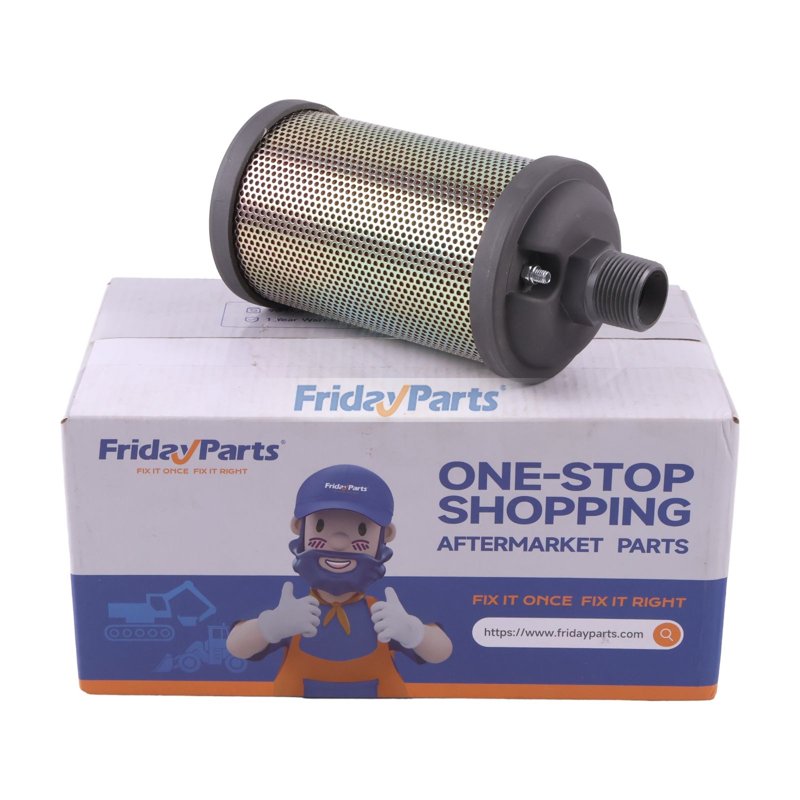 Aftermarket ARO 350-568 3/4" NPT Muffler for Diaphragm Pump