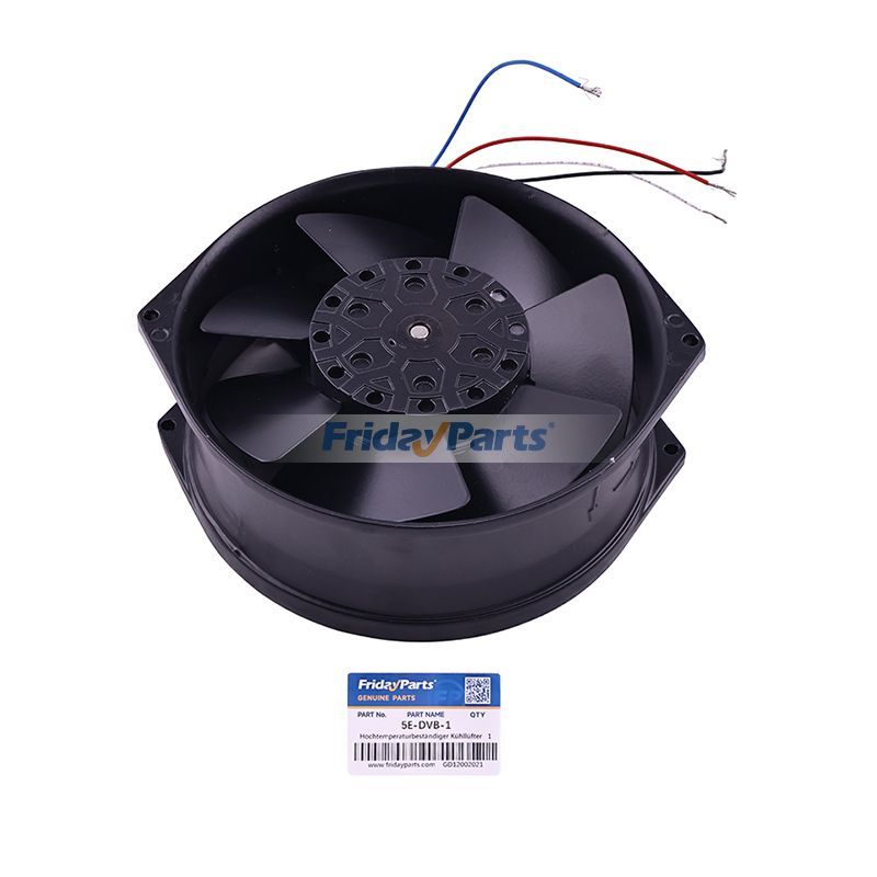 Ventilateur de refroidissement résistant aux hautes températures à double tension à quatre fils BI-SONIC 5E-DVB-1 de rechange