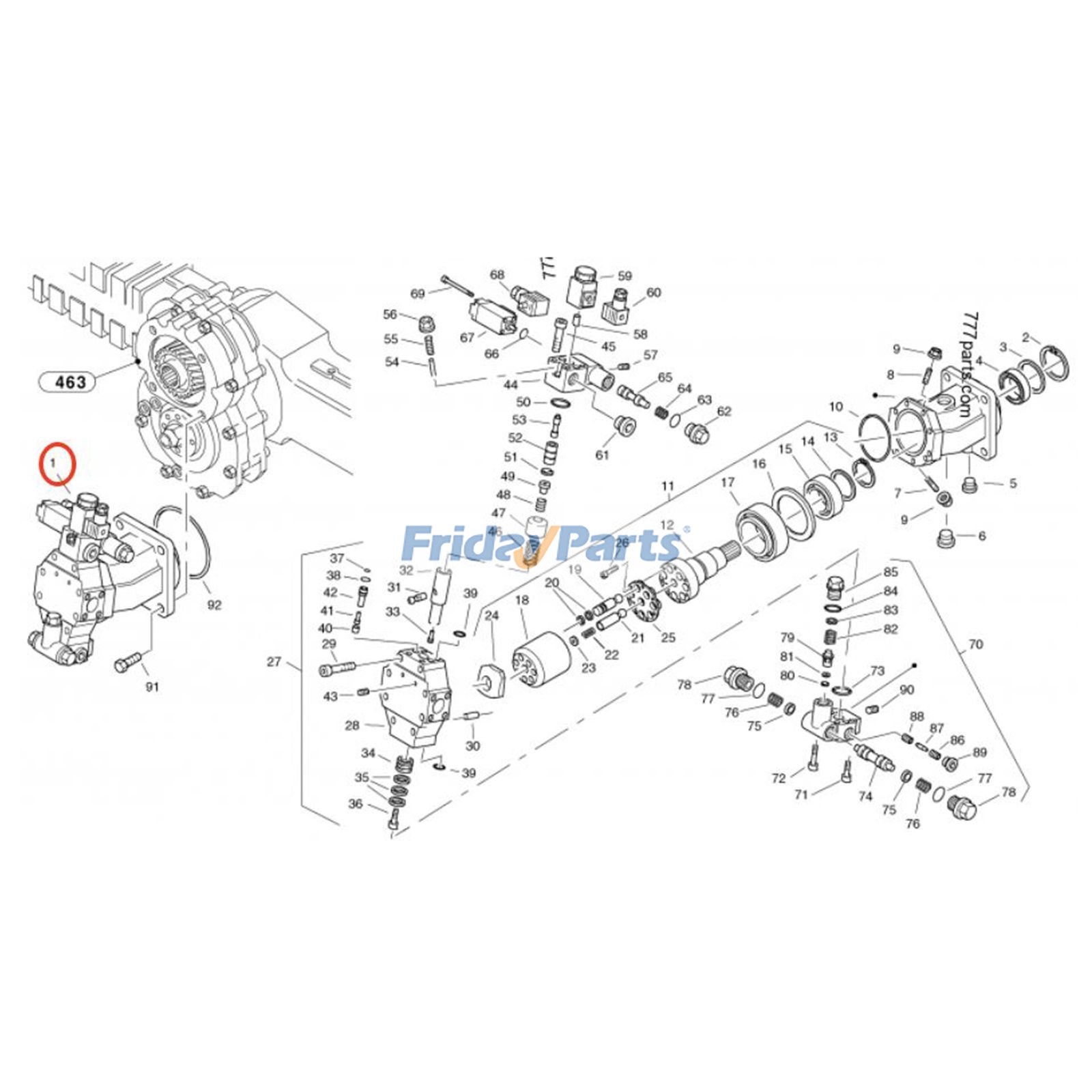 ローダー 油圧ポンプ