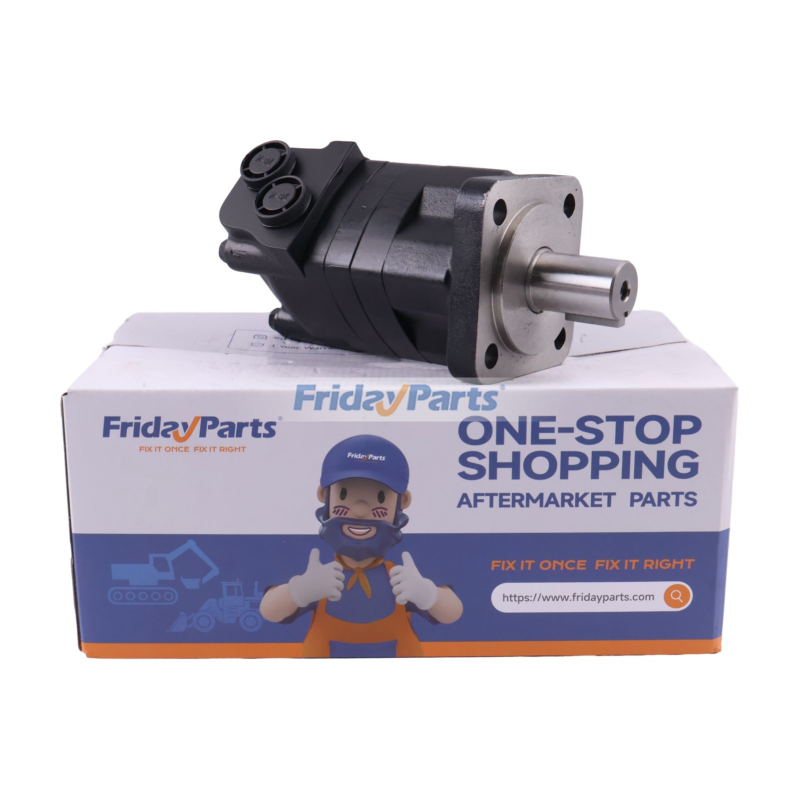 Aftermarket Eaton Char-Lynn 2000 Series 104-1247-006 Hydraulic Motor for Excavator Loader