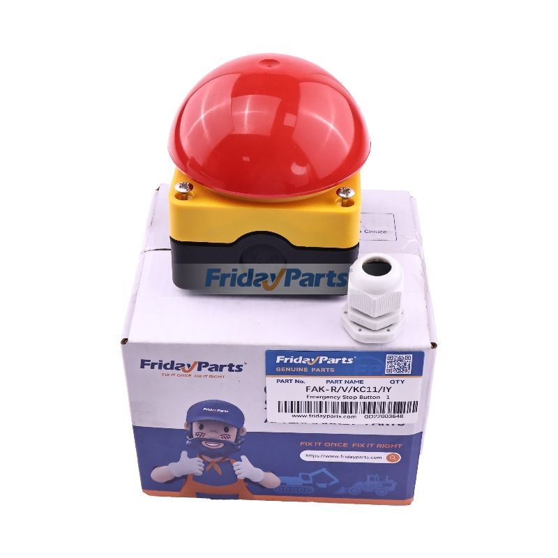 Actionneur de bouton d'arrêt d'urgence Eaton FAK-R/V/KC11/IY de rechange