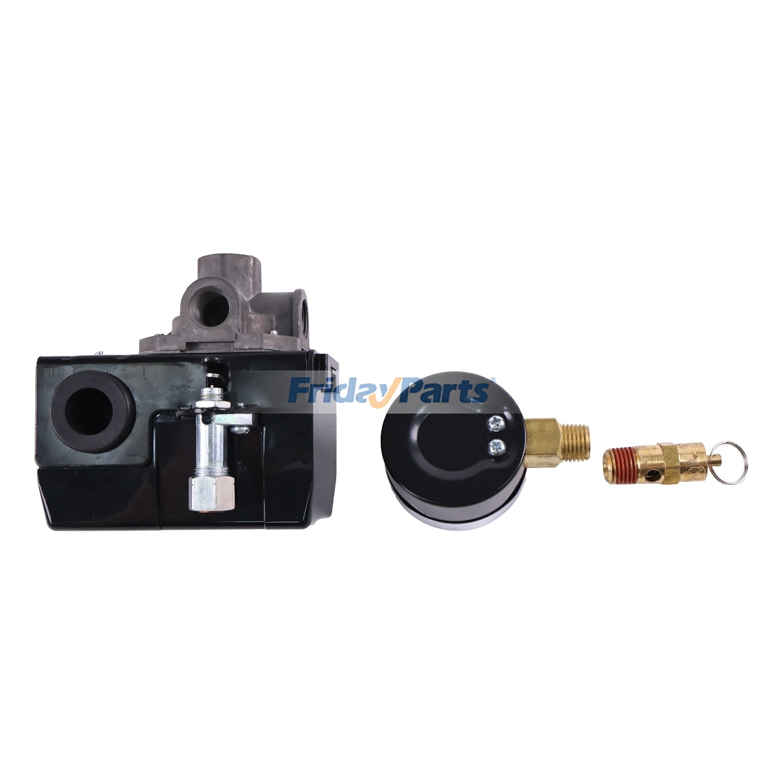 Pressostat Lefoo LF10-L4H de rechange, 95-125 PSI, 1/4" NPT, 4 ports, pour compresseur d'airpourPour AUTRE MARQUE