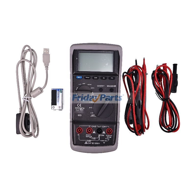 Multímetro digital TES de reposição PROVA-903 para equipamentos industriais de veículos FridayParts