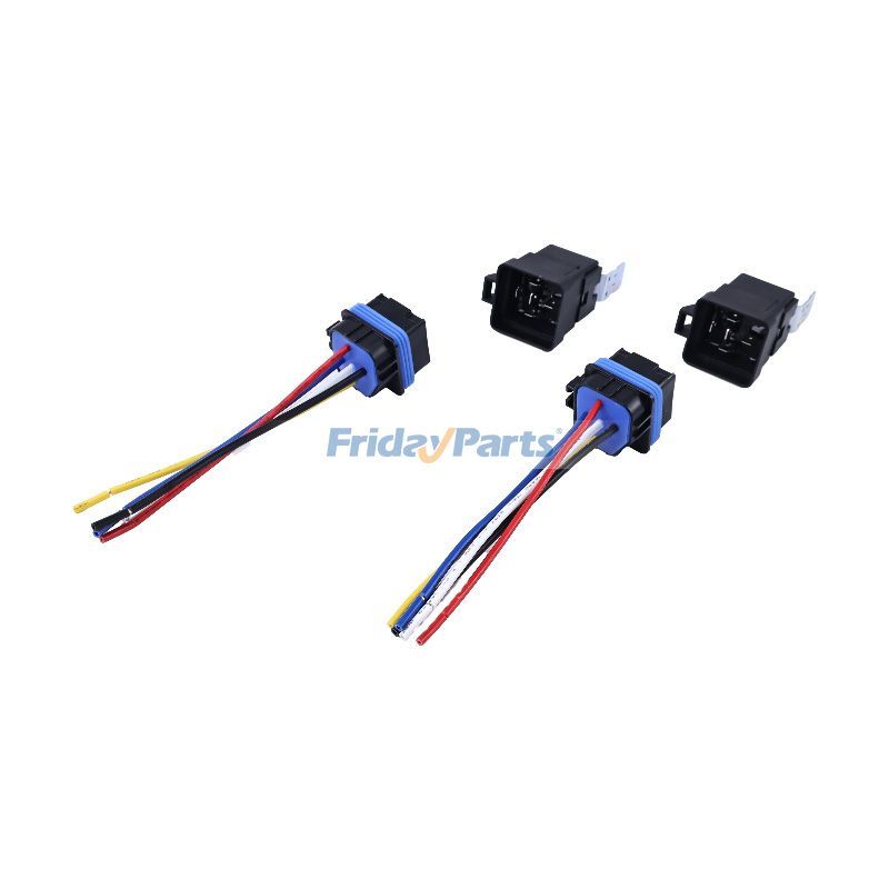 Relé de reposição TH Marine Cook Mfg 119-7493 2 peças 12V 80A 5P para compensação e inclinação FridayParts