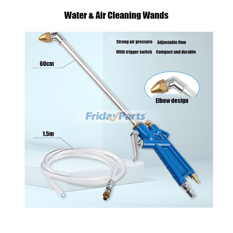他ブランド用用1.97フィートの高圧エンジン洗浄ガンと冷却システムワンドキット - エア/ウォーターパワーの脱脂スプレーツール、3.28フィートのホース付き。車のディテール、ラジエーターの吹き出し、車両や重機のディープクリーニングに最適。