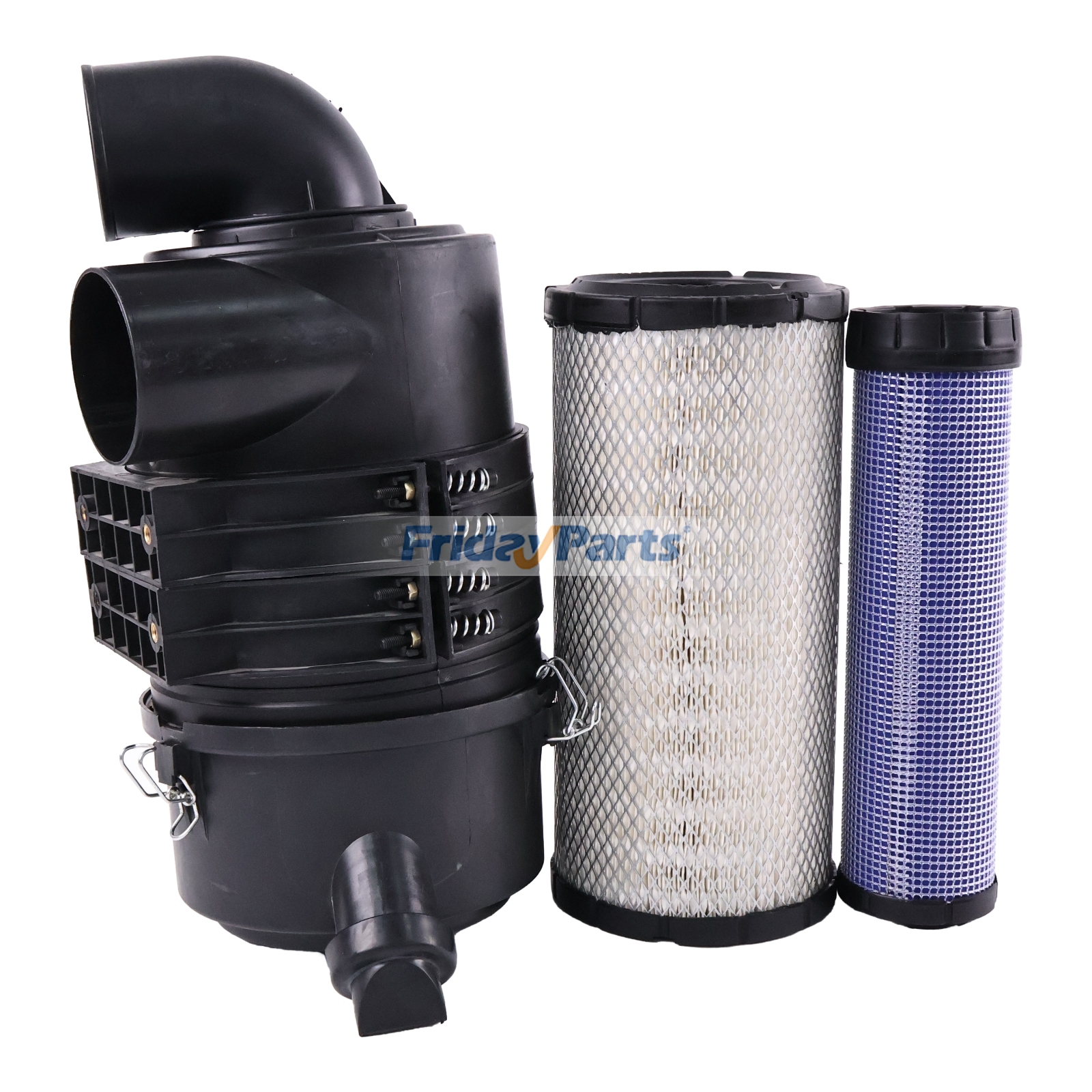 Air Cleaner Assembly AT169911 for John Deere Engine 4045 Loader 210LE 310E 310SE 315SE Forklift 485E 486E 488E