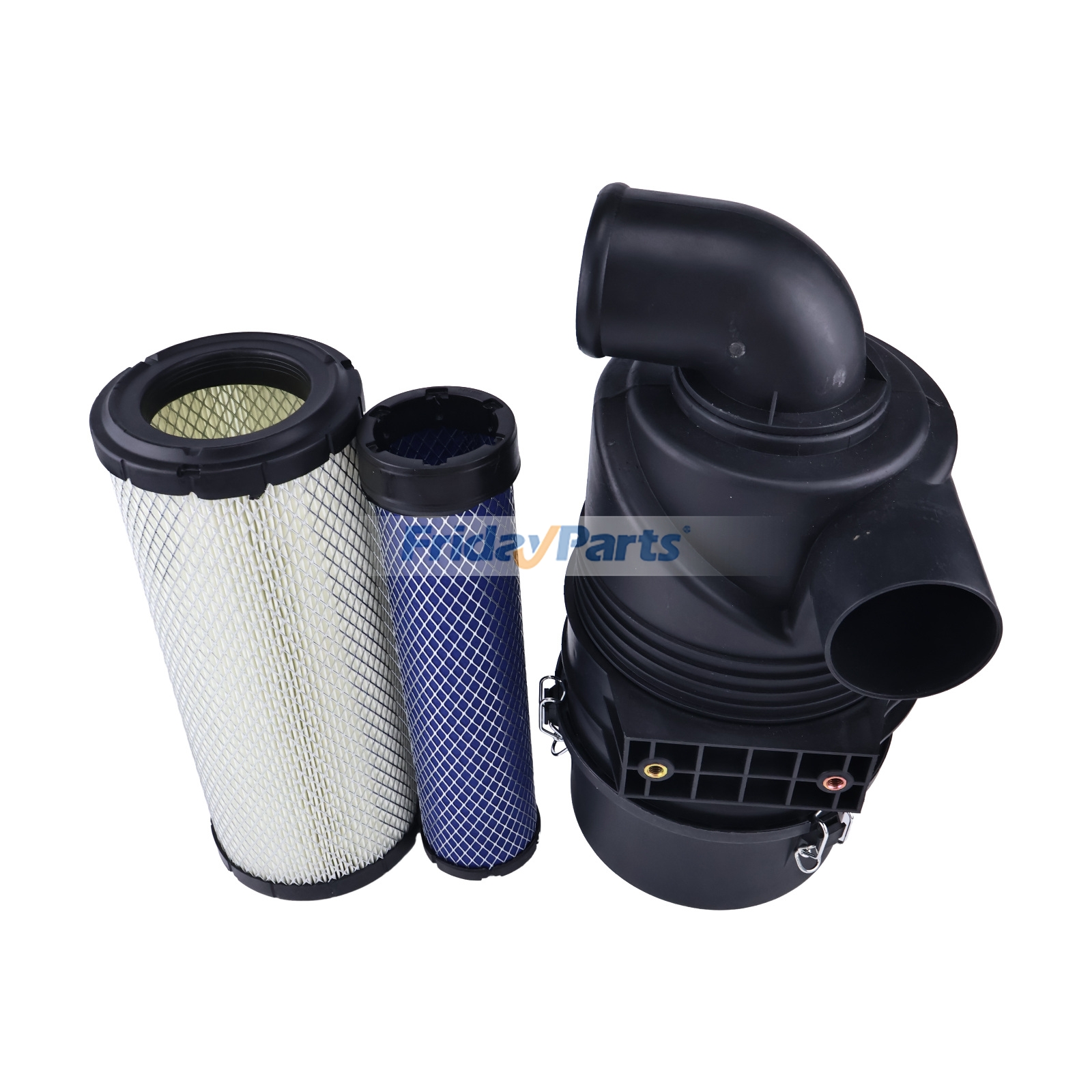 Air Cleaner Assembly With Inner and Outer Filters 7010245 for Bobcat Excavator E45 E50 E55 E42